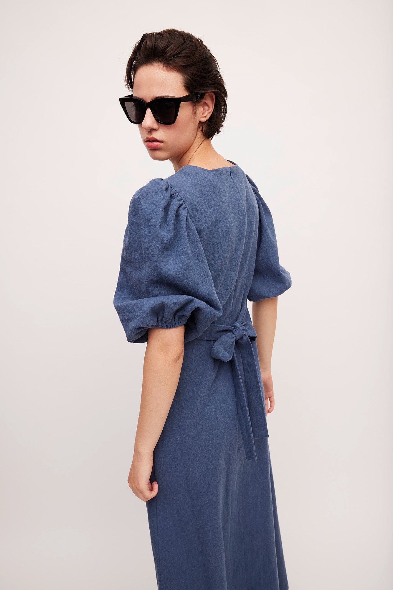 CAMILLE Dress Blue