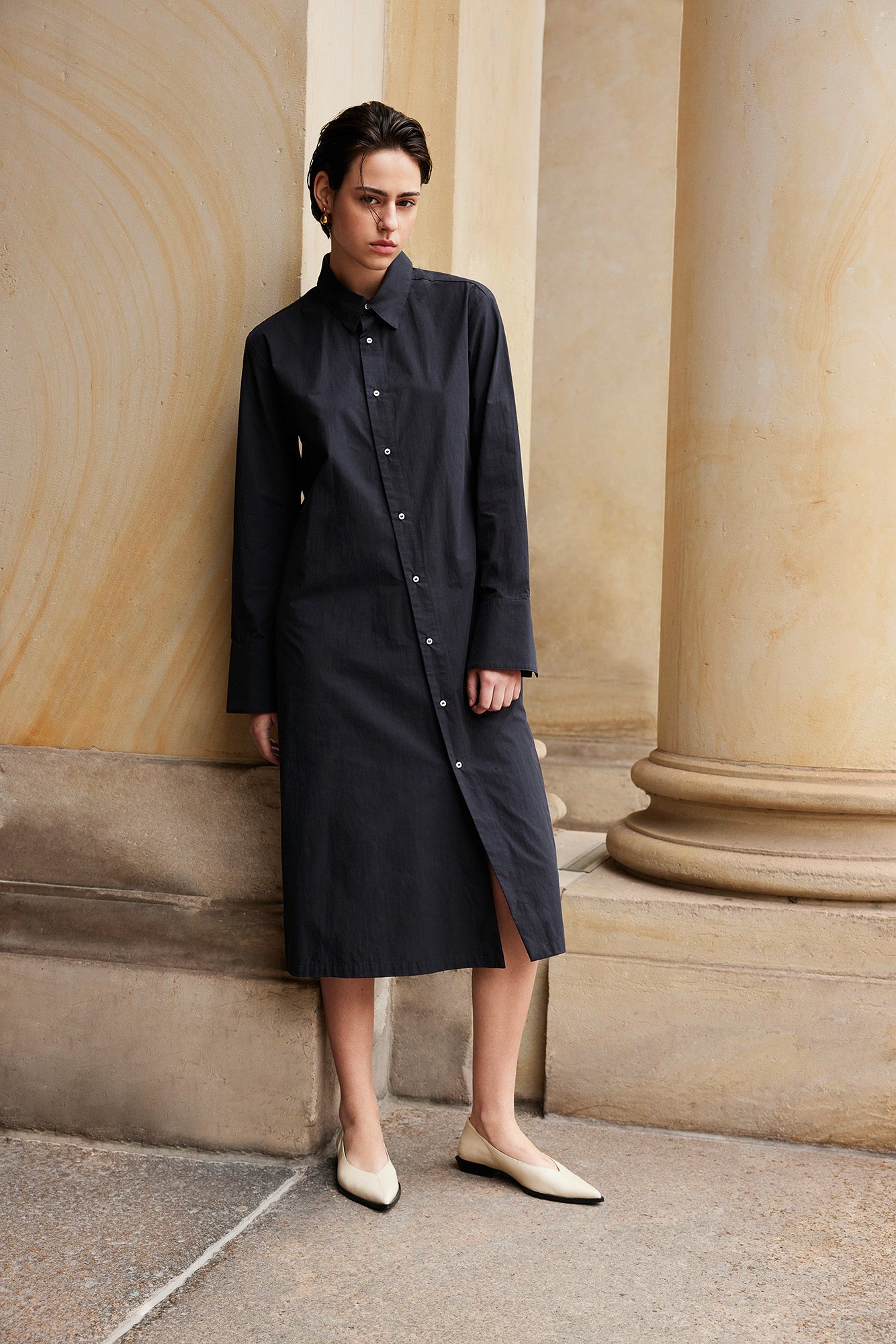 CHLOÉ Shirt Dress Black