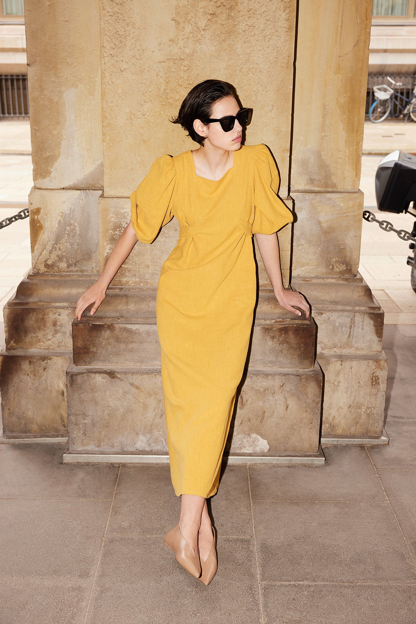 CAMILLE Dress Saffron