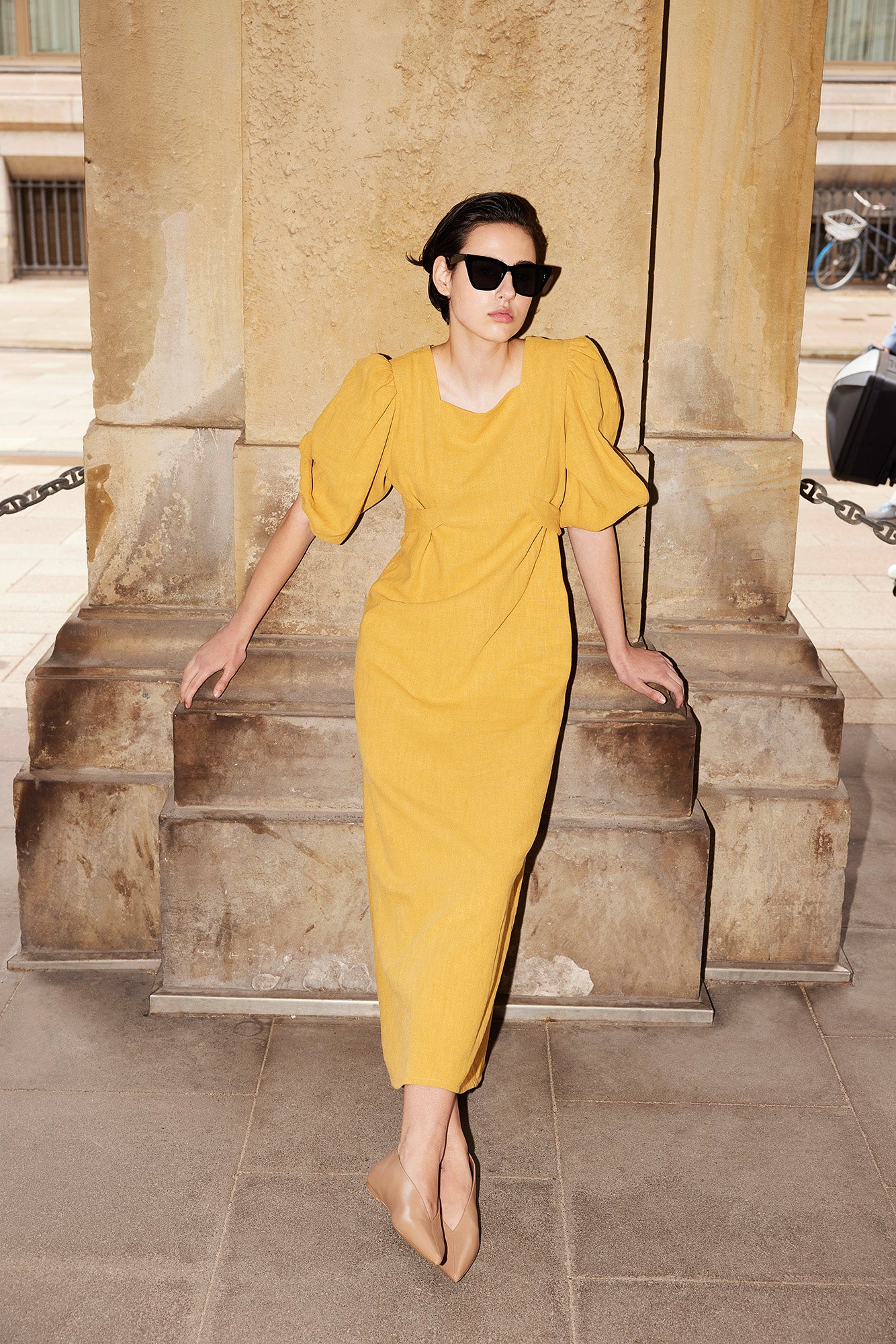 CAMILLE Dress Saffron