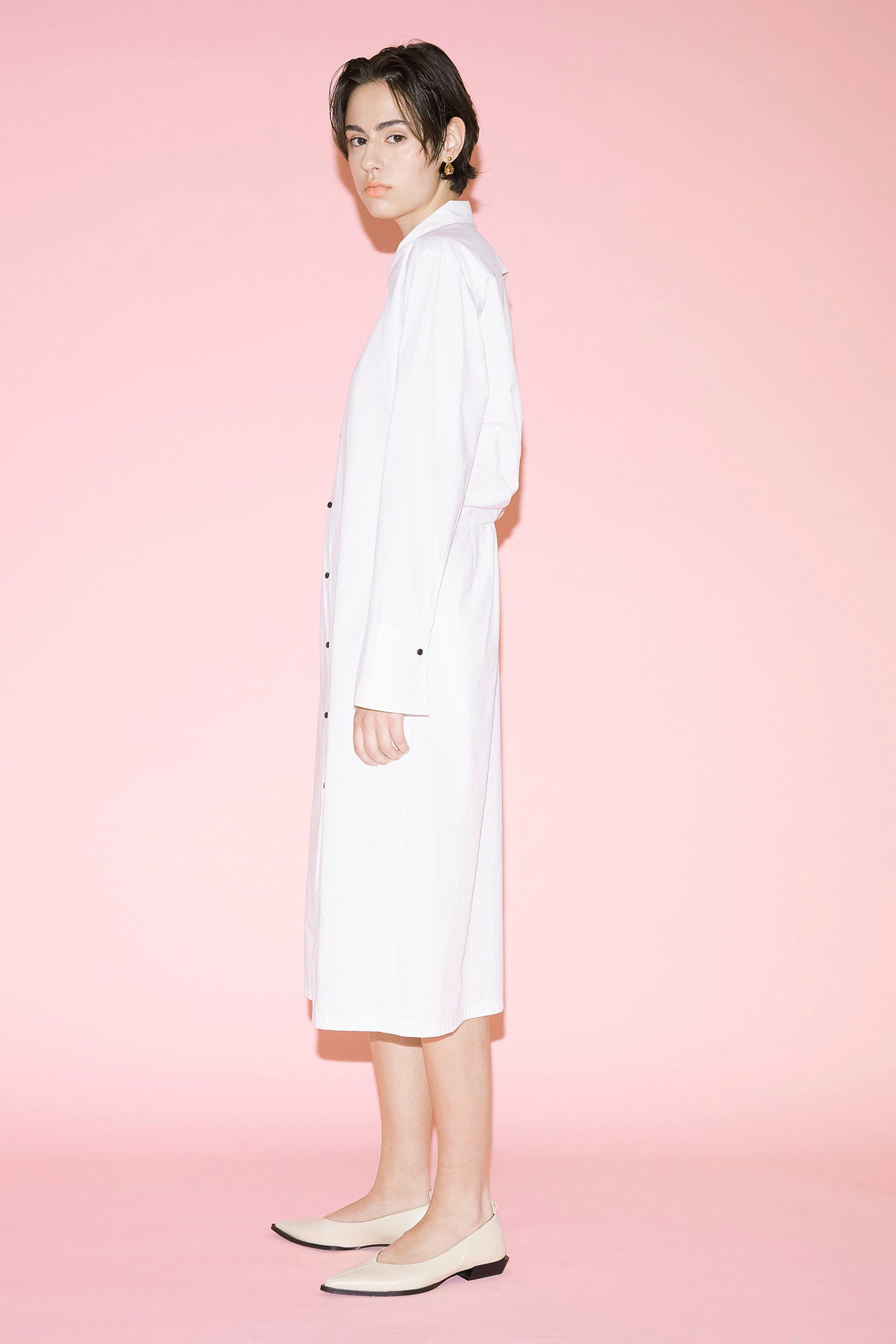 CHLOÉ Shirt Dress White